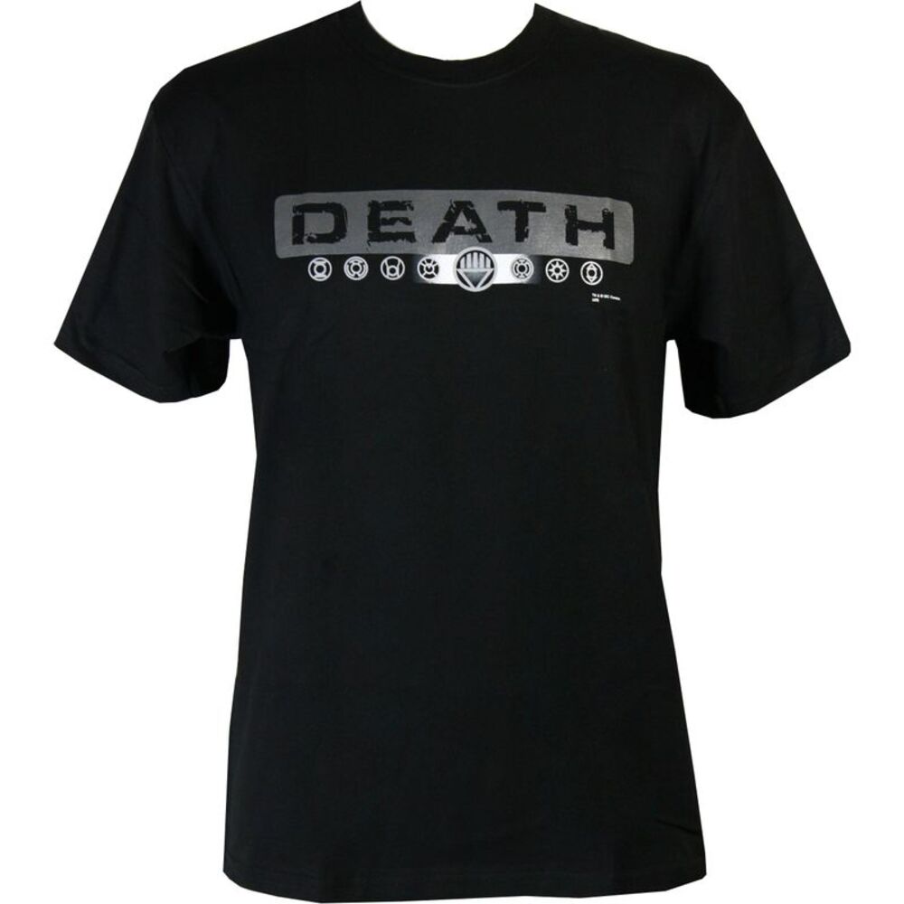 Blackest Night Black Lantern Death Logo T-Shirt